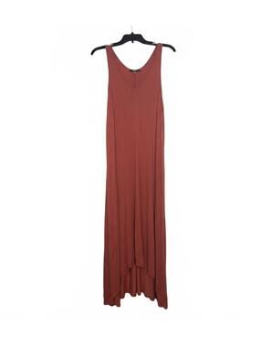 Annabelle S/M Sleeveless Maxi Dress w/ Pockets Terracotta Rust Soft Comfy Lounge
